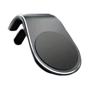 Universal L-Shaped Magnetic Phone Holder Air Vent Mount Car Mobile Bracket - Picture 1 of 7