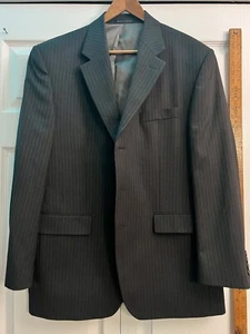 Chaps 42R Sport Coat Charcoal Gray 100% Wool Three Button FAST SHIPPING - Picture 1 of 11
