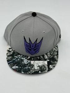 Transformers Decepticon Cybertron Baseball Cap Mütze New Era 7 1/2 Visor Story Neu mit Etikett - Bild 1 von 4