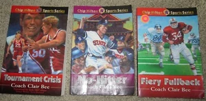CHIP HILTON Sports Series Set of 3 Books Fullback Tournament No Hitter Clair Bee - Picture 1 of 3