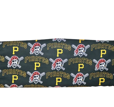 Pittsburgh Pirates ~ Logo Pattern MLB Cotton Fabric 1/4 Yard 9” X 56” - Image 1 of 4