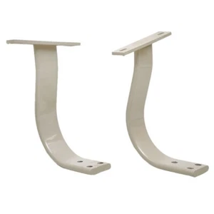 Premier Pontoon Boat Seat Arm Rests | Beige Aluminum (Pair) - Picture 1 of 3