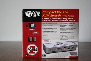 ***NEW*** Tripp Lite B004-DUA2-K-R + CABLES - Picture 1 of 5