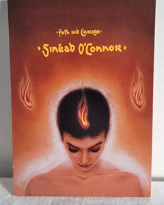 VTG Postcard SINEAD O'CONNOR Faith and Courage 2000 Atlantic Recording GO Card