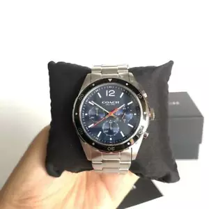 Coach 14602032 Sullivan Analog Quartz Blue Dial Stainless Steel Men's Watch - Picture 1 of 6