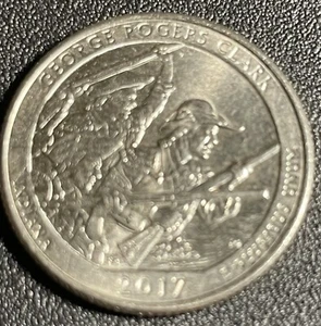 2017 P  Indiana George Rogers Clark  ATB series circulated   FREE SHIPPING - Picture 1 of 2