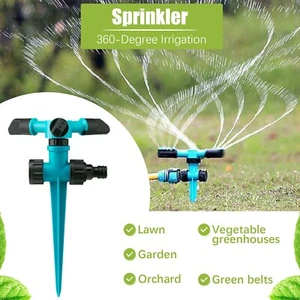 Automatic Garden Water Sprinkler 360° Rotation Irrigation System Save Water USA - Picture 1 of 12