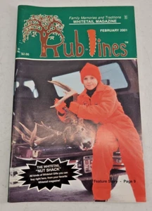 Rub Lines Whitetail Magazine February 2001 Deer Hunting Nut Shack Trophy Buck - Picture 1 of 6