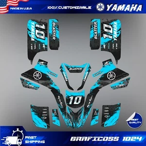Graphics Decals Kit For Yamaha Blaster 200 YFS 200 Stickers 1988-2006 ATV Quad - Picture 1 of 2