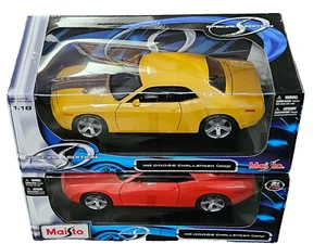 2009 MAISTO SPECIAL EDITION 2006 DODGE CHALLENGER CONCEPT 1:18 RED & YELLOW - Picture 1 of 1