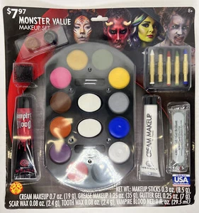 New Rubies Monster Value Makeup Set Halloween Production WM33559 Free Shipping - Picture 1 of 2