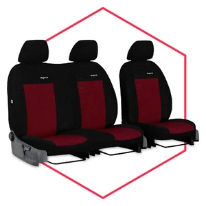 Fundas de asiento de coche a medida fundas protectoras de asiento coche BUS para Hyundai H350 (15-18) 1+2 - Imagen 1 de 7