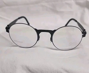 OVVO Optics 3931 Coal Black Titanium Handmade Eyeglass Frame - Picture 1 of 4