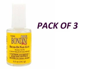 Spilo Big Bondini Plus Brush-On Glue, 0.5 oz - Pack of 3 - Picture 1 of 1