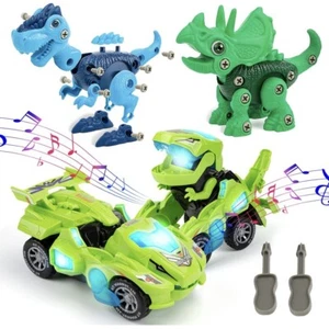 STEM Dinosaur Construction Building Take Apart Transform Music Learning Set - Picture 1 of 12