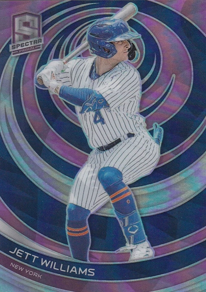 JETT WILLIAMS 17/17 CHRONICLES SPECTRA PINK PRIZM REFRACTOR RC METS #60 2023 23 - Image 1 of 1