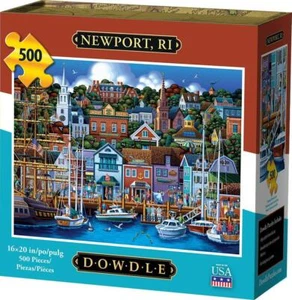 Rompecabezas de arte popular Dowdle; Newport, Rhode Island; 500 piezas - Imagen 1 de 2