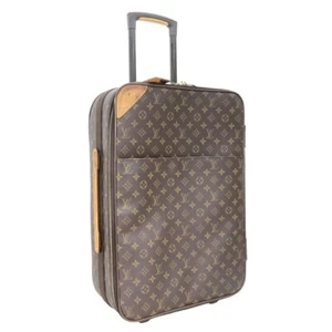 Auth LOUIS VUITTON M23250 Pegase 60 Monogram Brown Suitcase LV F/S - Picture 1 of 19