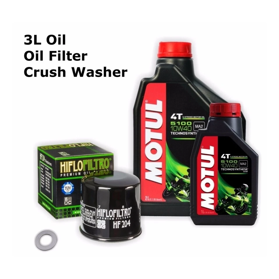 Service Oil Change Kit Motul 5100 Hiflo Oil Filter for YZF-R6 2006 to 2013 - image 1 of 1