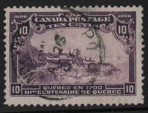 #101 Tercentenary 10c Canada used well centered - Picture 1 of 2