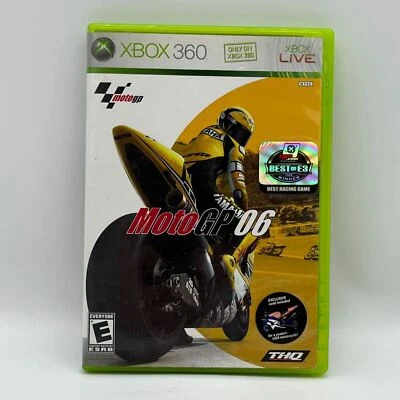 Moto GP 06 Bike Racing Game Xbox 360 Release 2006 in Original Case with Manual - Image 1 of 4