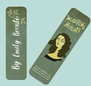 Wuthering Heights by Emily Brontë Bookmark Set - Picture 1 of 2