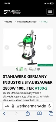 Staubsauger / Nass Und Trocken Sauger Industrie Sauger - Bild 1 von 2