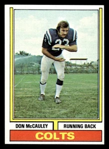 1974 TOPPS PARKER BROTHERS PRO DRAFT #43 DON MCCAULEY EX/NM - Picture 1 of 2