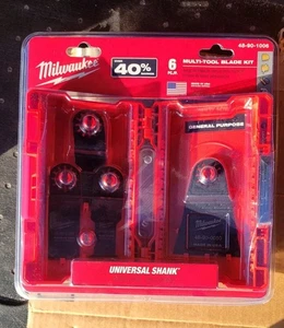 Milwaukee 48-90-1006 MULTITOOL, 6-TEILIGES SET, KLINGEN-KIT NEU werkseitig VERSIEGELT - Bild 1 von 3