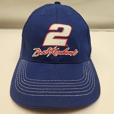 NASCAR Team Penske Miller Lite Beer Baseball Cap Hat Brad Keselowski #2 Blue - Image 1 of 4