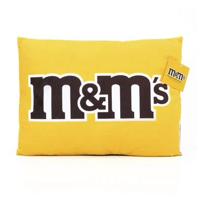 M&M’s Candy Plush Throw Pillow - Fun Novelty Candy Theme Decor, 15x11 - NWT - Image 1 of 4