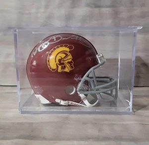 Reggie Bush Signed Mini helmet University So CA USC IN CASE - Picture 1 of 6