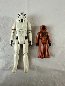 Vintage 1977 Star Wars Stormtrooper Jawa Original Kenner Figuren - Bild 1 von 10