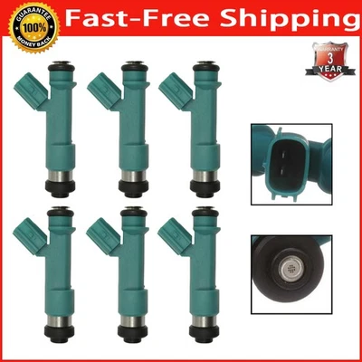 Inyector de combustible 6 piezas para Toyota 2003-2009 4Runner 2005-2006 Tacoma Tundra 4,0 L V6 Foto 1 de 4