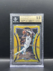 2019-20 Panini Select Ja Morant Premier Level Gold Wave Prizm RC #120 BGS 9.5 - Picture 1 of 2