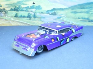 1/24 Slot Car 1950s CHEVY CHOPPED and LOWERED DRAGSTER Custom Built Frame - Picture 1 of 4