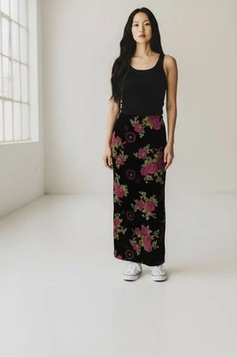 Maxi Falda Devore Floral NASTY GAL 6 para Mujer Foto 1 de 4