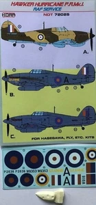 Hawker Hurricane PR Mk.I (RAF Service - DECALS SET, NDT72025, KORA MODELS, 1:72 - Bild 1 von 1