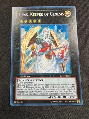Yu-Gi-Oh! Tiras, Keeper of Genesis (LP) GENF-EN04 1st Edition - Image 1 of 2