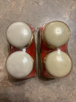 Gainsborough Passage Set White Porcelain Door Knob 24K Plated (1) New 2 Sets - Image 1 of 4