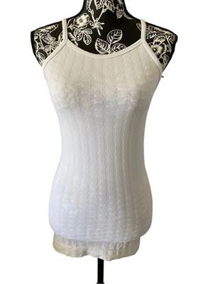 Camiseta sin mangas con correa de espagueti Athleta espalda deportiva texturizada atletismo S Foto 1 de 4