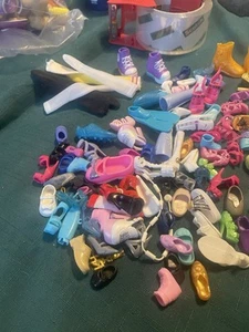 Lot of 100 + Fashion Doll Shoes for Barbie/ etc Monster High Rainbow High - Picture 1 of 24
