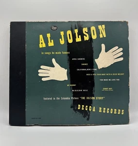 Vintage Al Jolson 4 album/8 song set- 78 rpm Excellent Condition 1946 - Picture 1 of 11