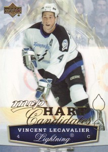 2007-08 Upper Deck MVP Hockey Hart Candidates Vincent Lecavalier