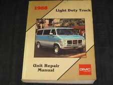 1988 GMC Light Duty Trucks Overhaul Shop Manual