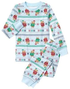 NWT Gymboree Christmas Boys or Girls Gymmies Bear Pajama set Holiday many sizes - Picture 1 of 1