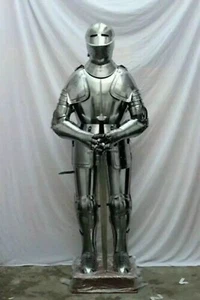 Traje de armadura medieval caballero gótico cruzado disfraz de combate armadura de cuerpo completo Larp - Imagen 1 de 4