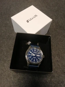Lorus Herren-Uhr Automatik Edelstahl mit Textilband RL409BX9 - Bild 1 von 3