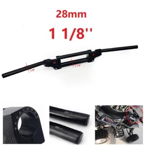 28mm 1 1/8" ATV Anti Vibration Handlebars for Yamaha Raptor 660 700 Banshee 350 - Picture 1 of 11