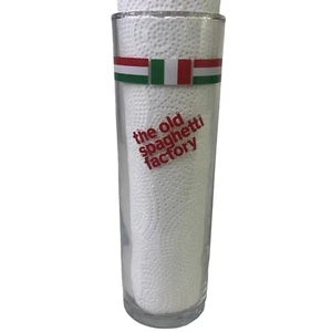 Vintage The Old Spaghetti Factory Italienisches Soda Restaurant Glas 12 Unzen 7" - Bild 1 von 4